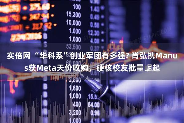 实倍网 “华科系”创业军团有多强? 肖弘携Manus获Meta天价收购，硬核校友批量崛起